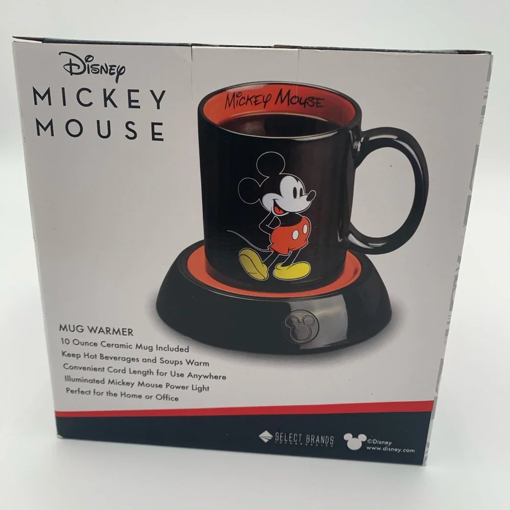 Disney Mickey Mouse Mug Warmer And Mug Set